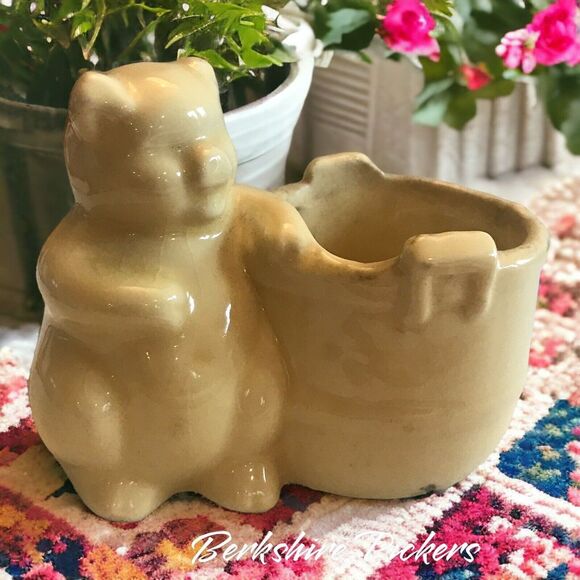 Other - Shawnee Yellow‎  PIG  with Barrel Small Succulent Planter BB13